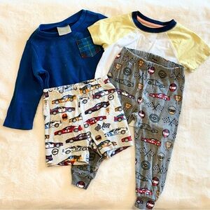 Toddlers Pajama Casual Clothing Bundle - 12-18 Months